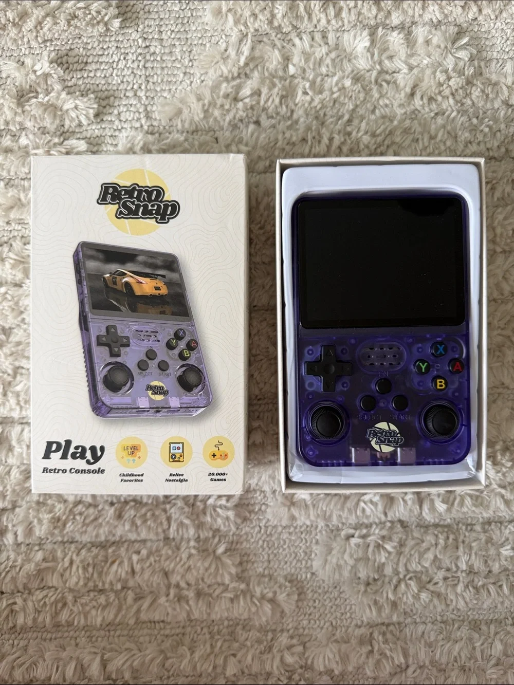 RetroSnap RetroSnap Play Handheld Retro Console Purple Like New